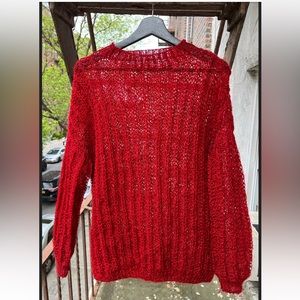 BRAND NEW WOMENS ANGORA LIGHT WEIGHT SWEATER